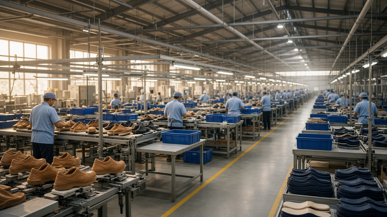 Myanmar footwear factory